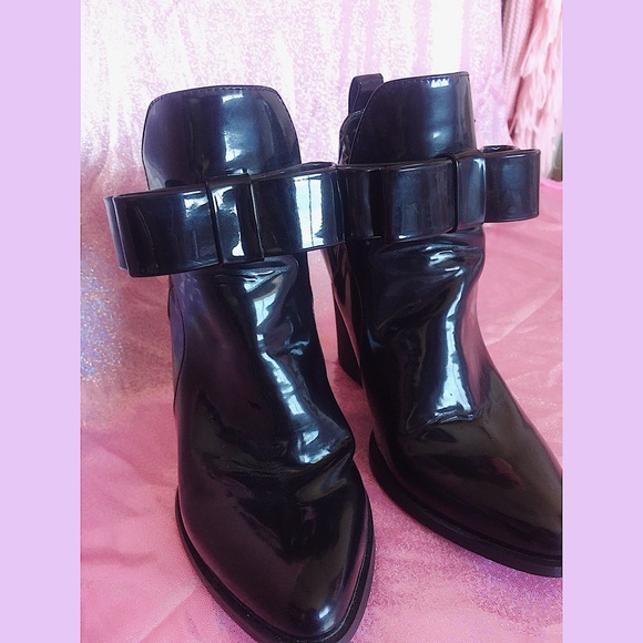Lillilly LILICIOUS bow tie patent leather boots 🎀 - Picture 4 of 5